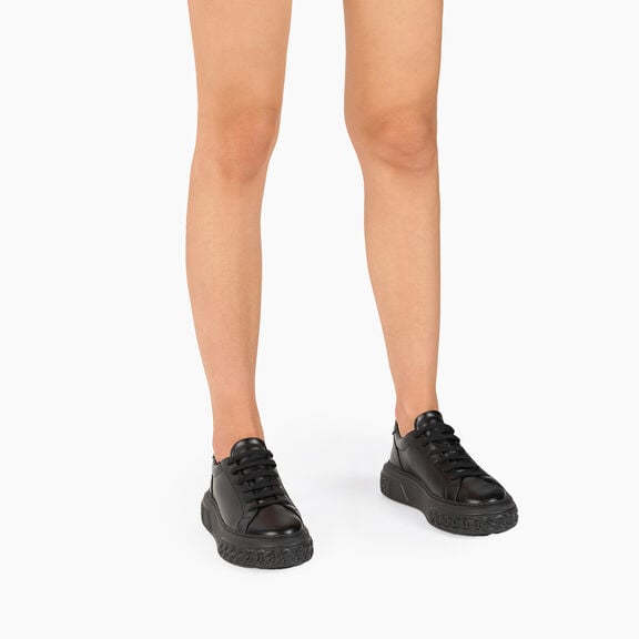 Casadei سنيكرز أوف رود الجلدي أسود 2X869T020NC2209 Casadei سنيكرز أوف رود الجلدي أسود 2X869T020NC2209