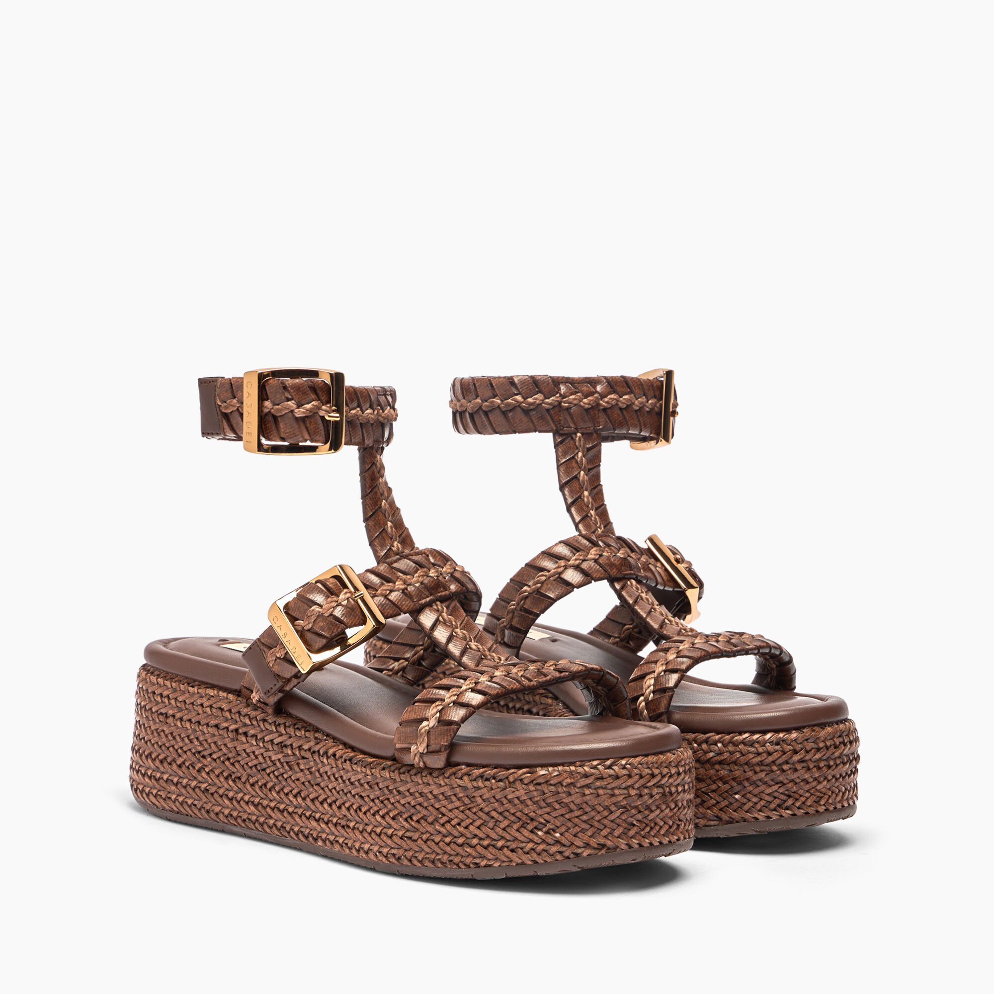 Casadei New Zeppa Colosseo Platform Rum 1L362J0201C2774