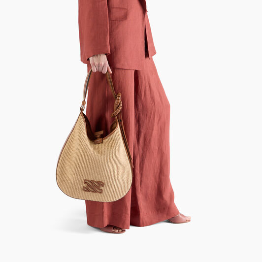 Casadei Vandome-Tasche Natürlich, Havana 3W500B0000VANDM