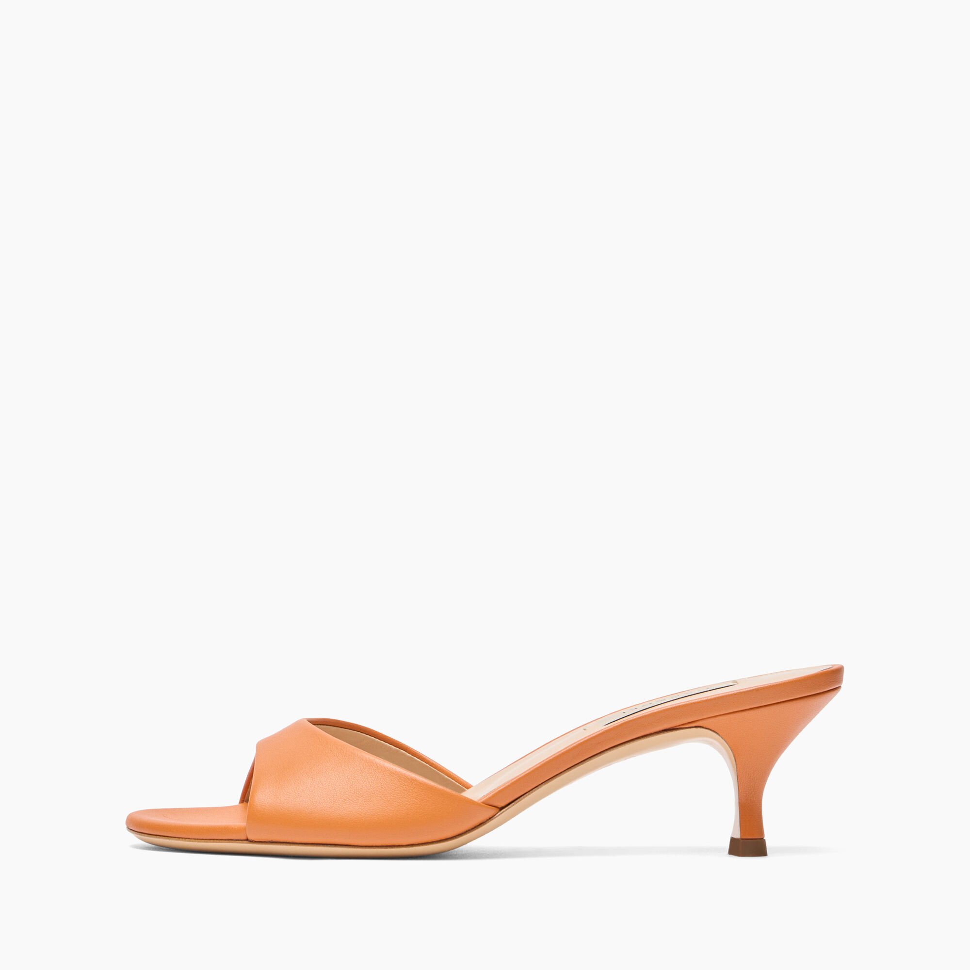 Casadei Julia Kitten Leather Mules Paprika 1M408J0501MINOR
