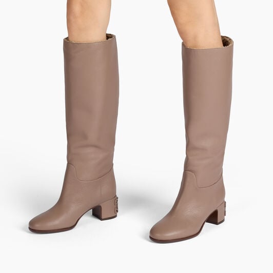 Casadei Nuova Mun Hippodrom High Boot Acacia 1S387A0511HIPPO Casadei Nuova Mun Hippodrom High Boot Acacia 1S387A0511HIPPO