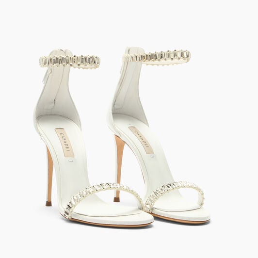 Casadei Sandalo Julia Heaven White+Silver 1L492C1001T0597 Casadei Sandalo Julia Heaven White+Silver 1L492C1001T0597