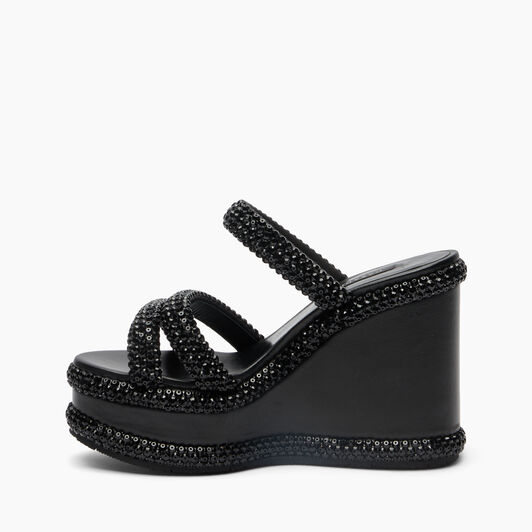 Casadei Sirio Wedge Black, black 1M505B0801C2958