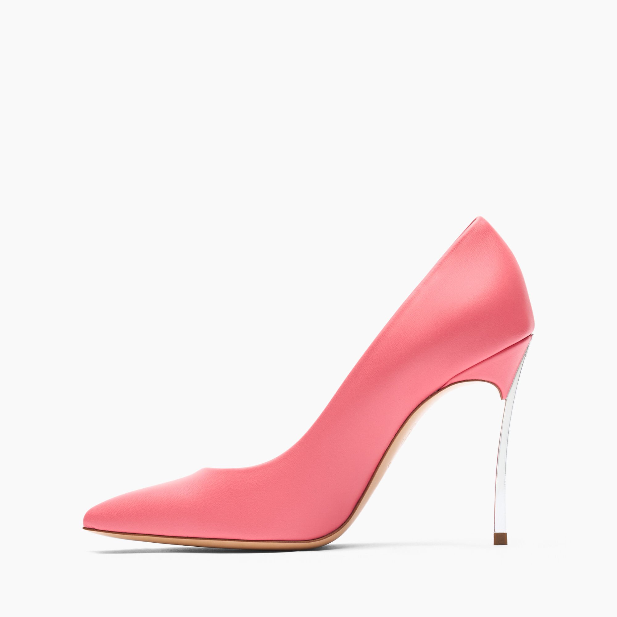 Casadei Blade Leather Pumps Coral 1F915W100MC1155
