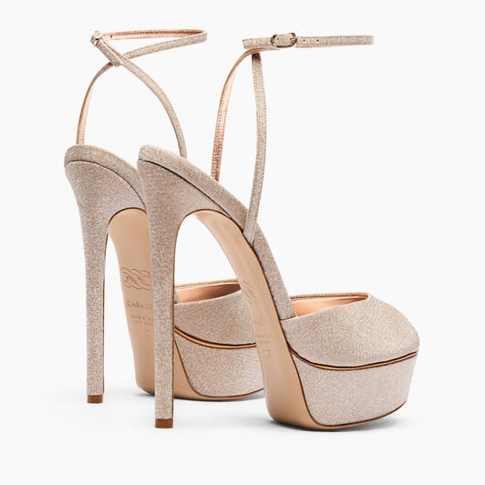 Casadei Flora Solar Eclipse Platform Sandals Nude 1L091V1401SOLEC