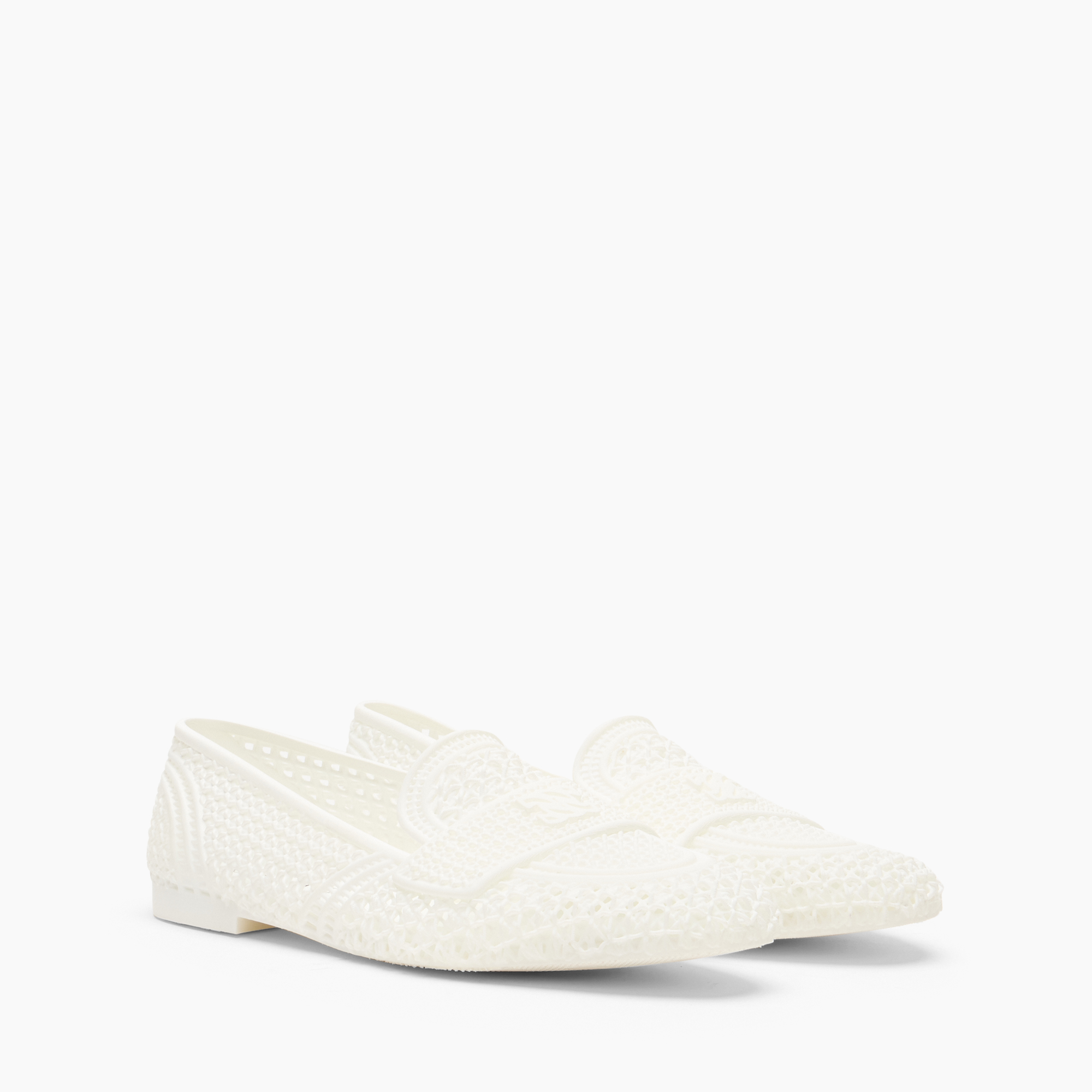  Casadei 3d Loafer - Frau Flats Weiss 35 