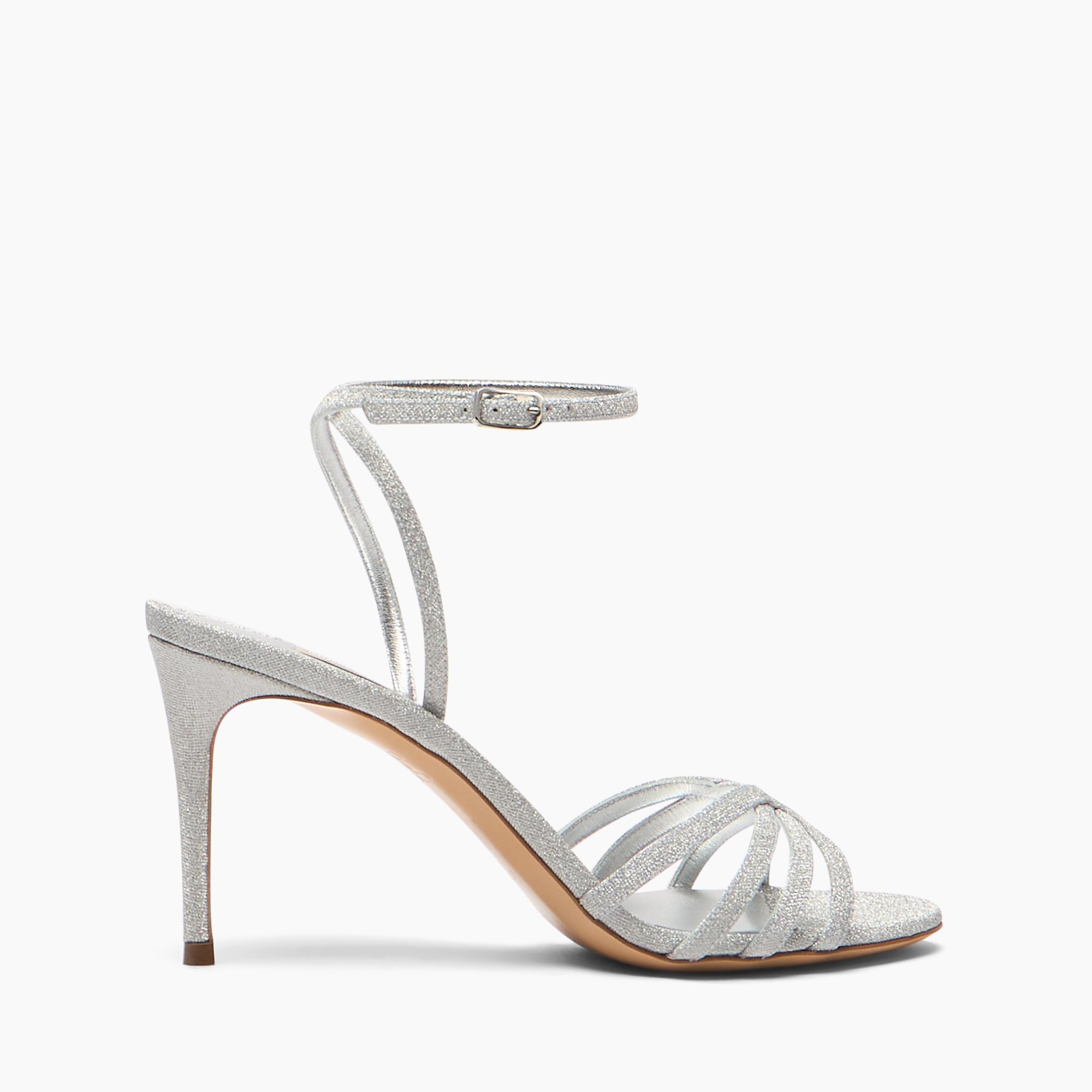 Casadei Solar Eclipse Julia Sandal - Woman Sandals Silver 38