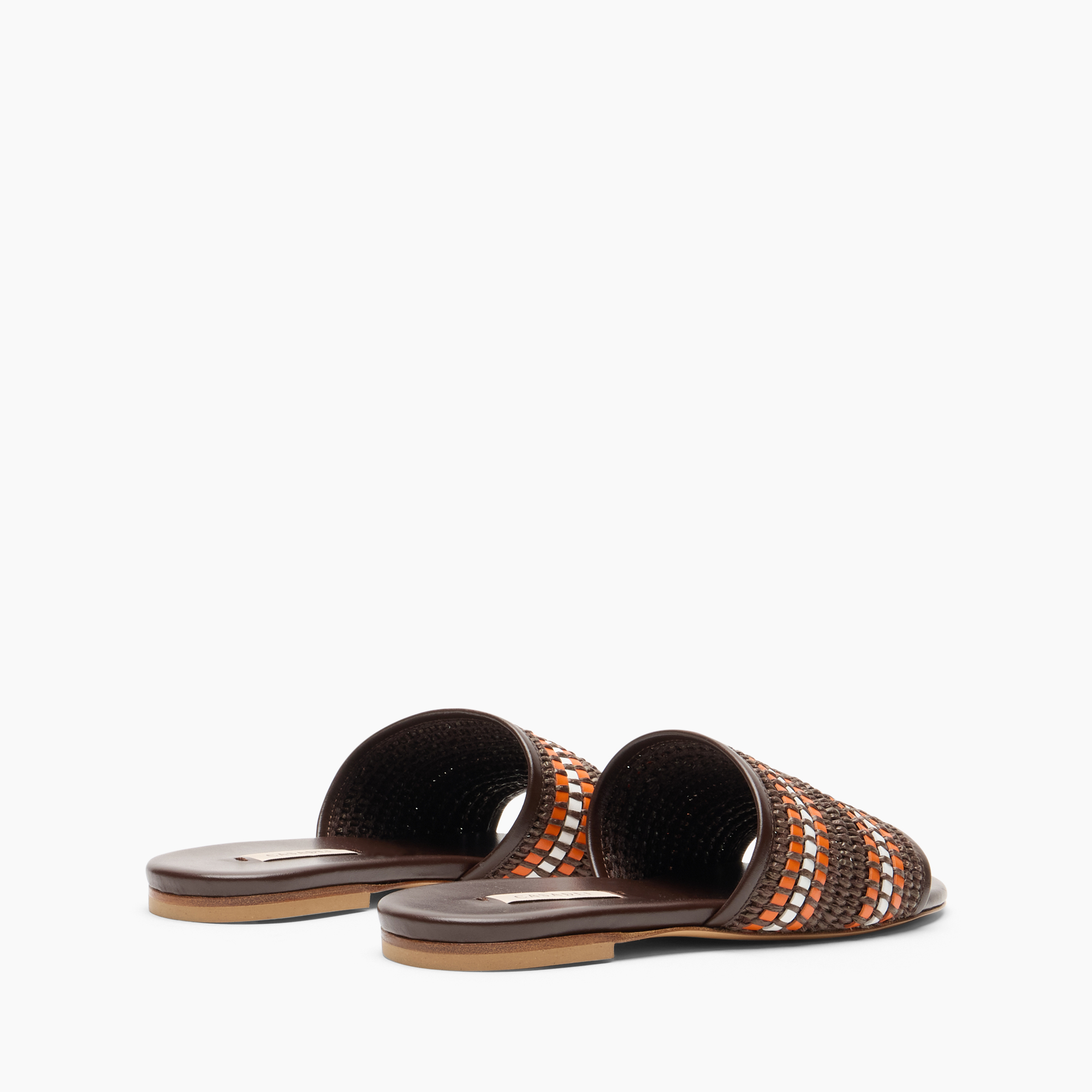  Casadei Amalfi Slide Sandale - Frau Flats Mehrfarbig5 40.5 