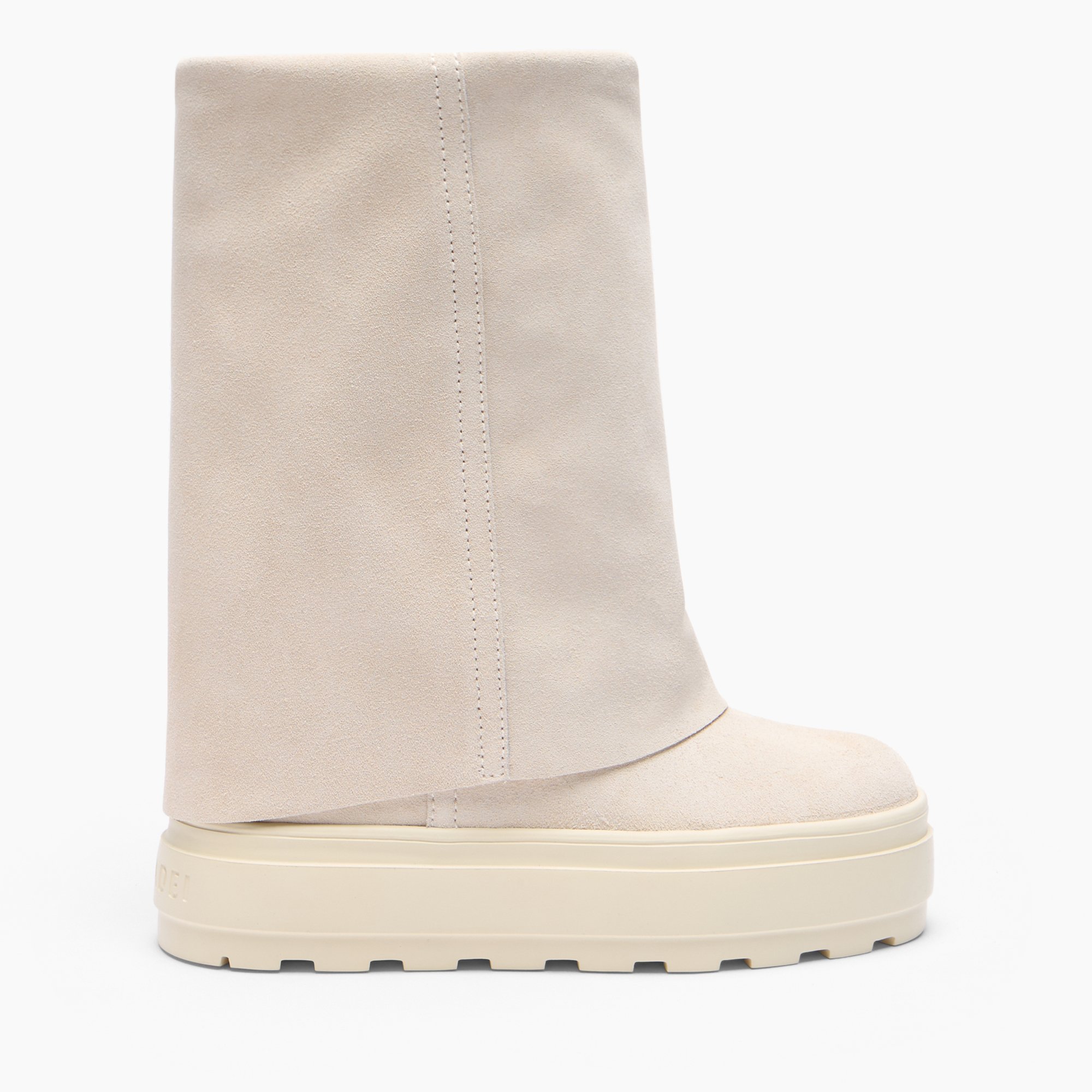 Casadei Double Face - Woman High Boots Yougurt 36 In Neutral