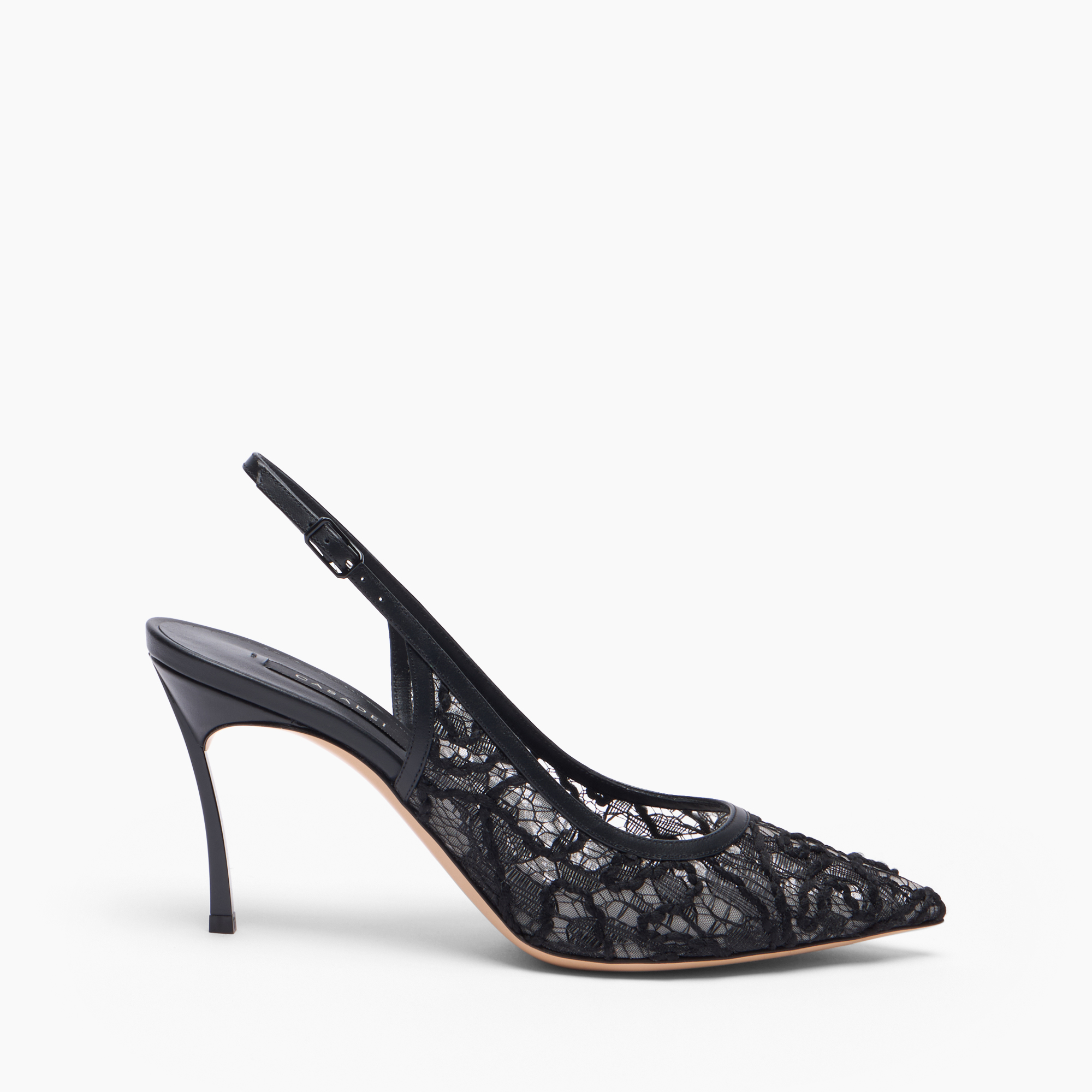 Blade Chantilly Slingback in Black for Women | Casadei®