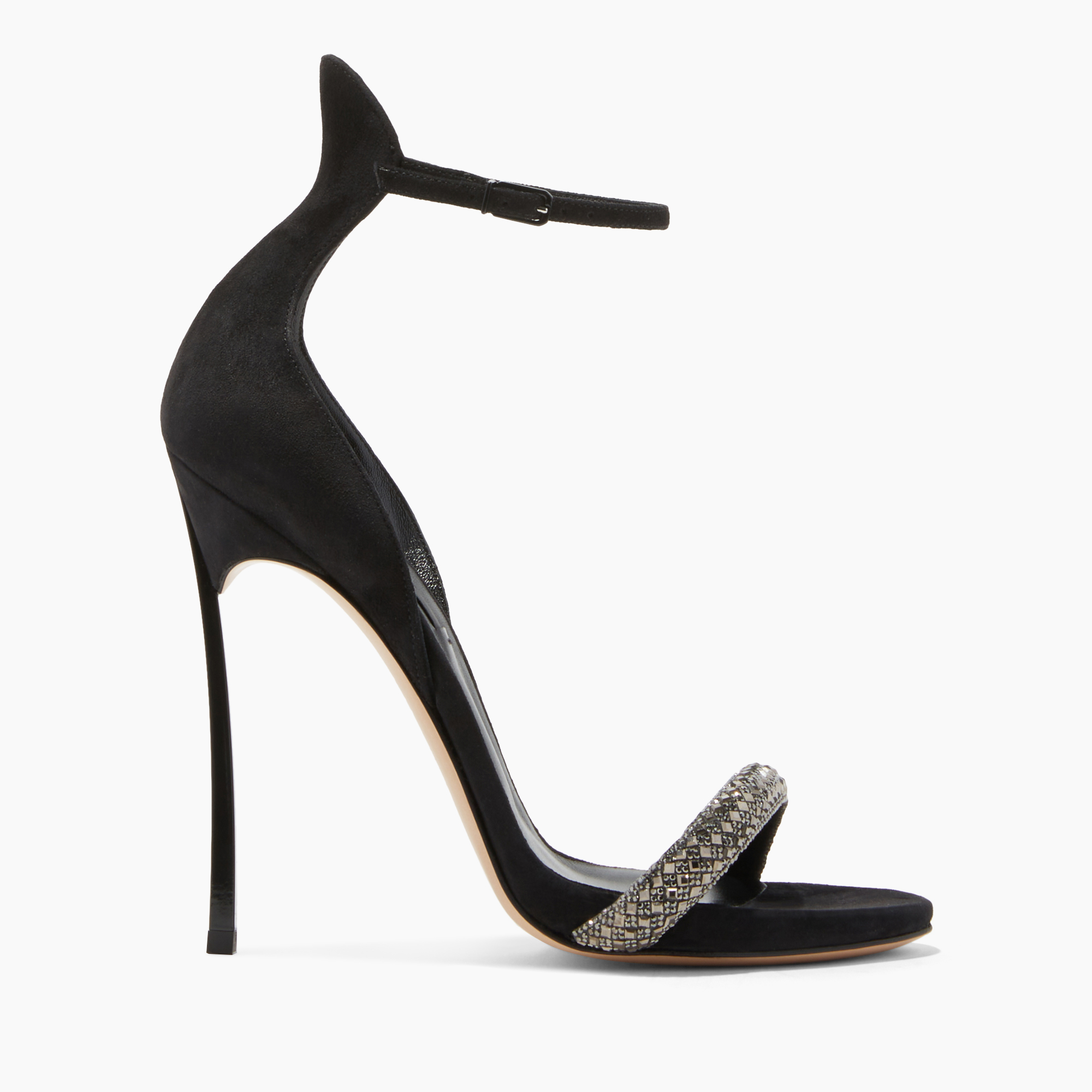 Casadei Cappa Blade Stratosphere - Woman Sandals Jet Ematite And Black 37