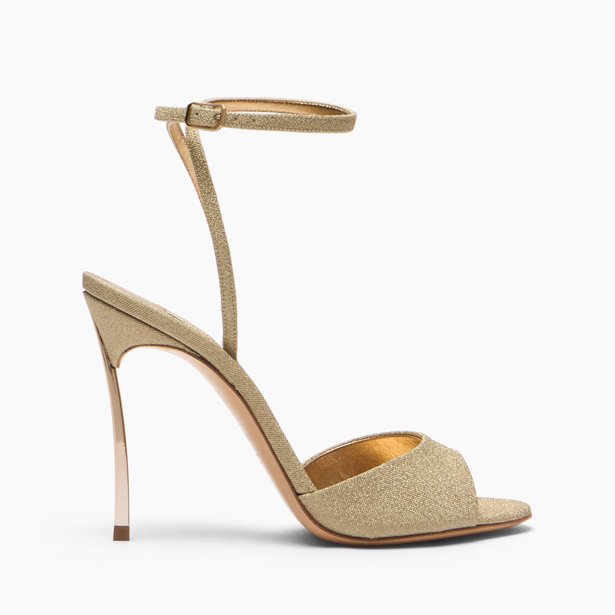 Casadei Blade Solar Eclipse Sandal - Woman Sandals Goldust 41