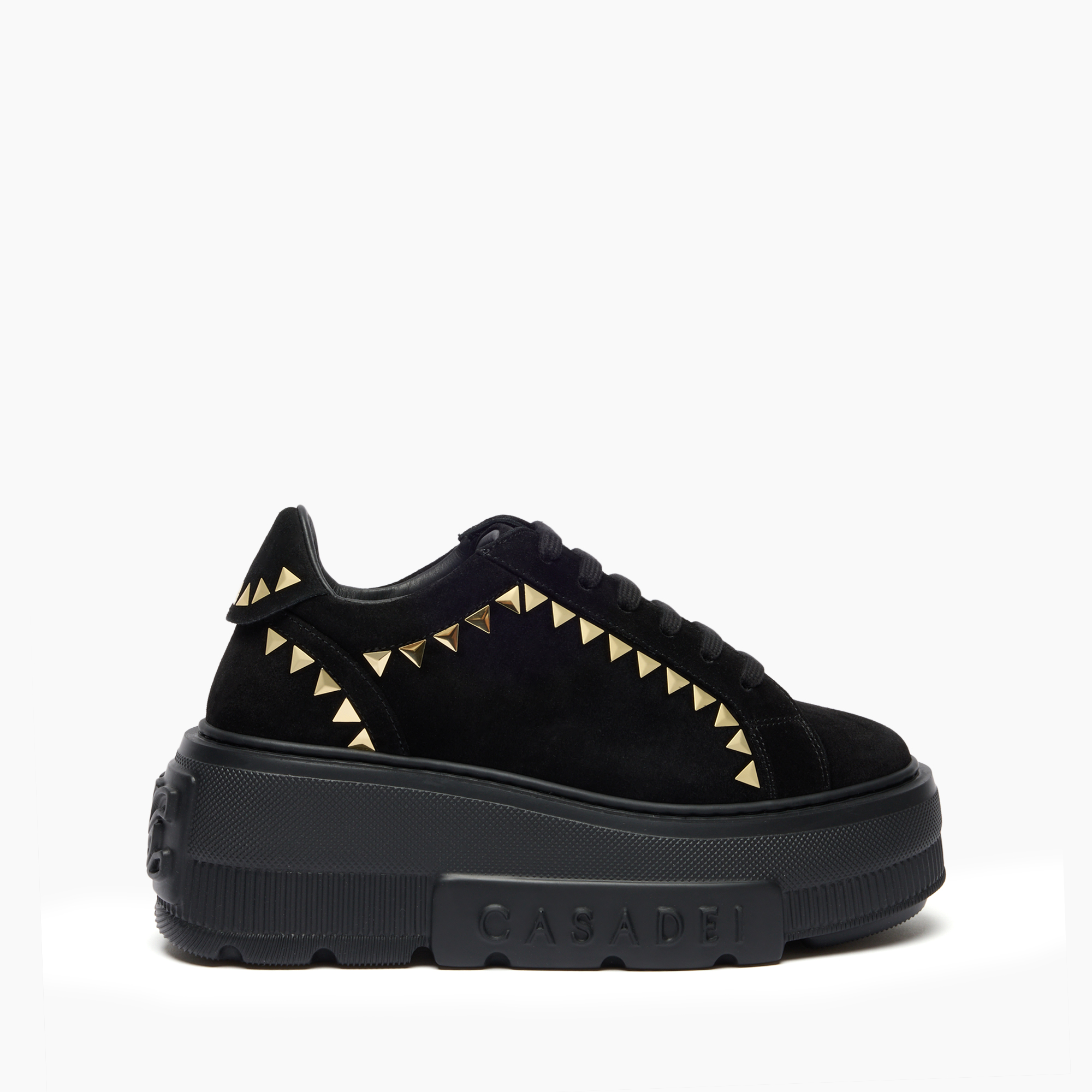 Casadei Nexus Divine Sneaker - Woman Sneakers Gold Black 37
