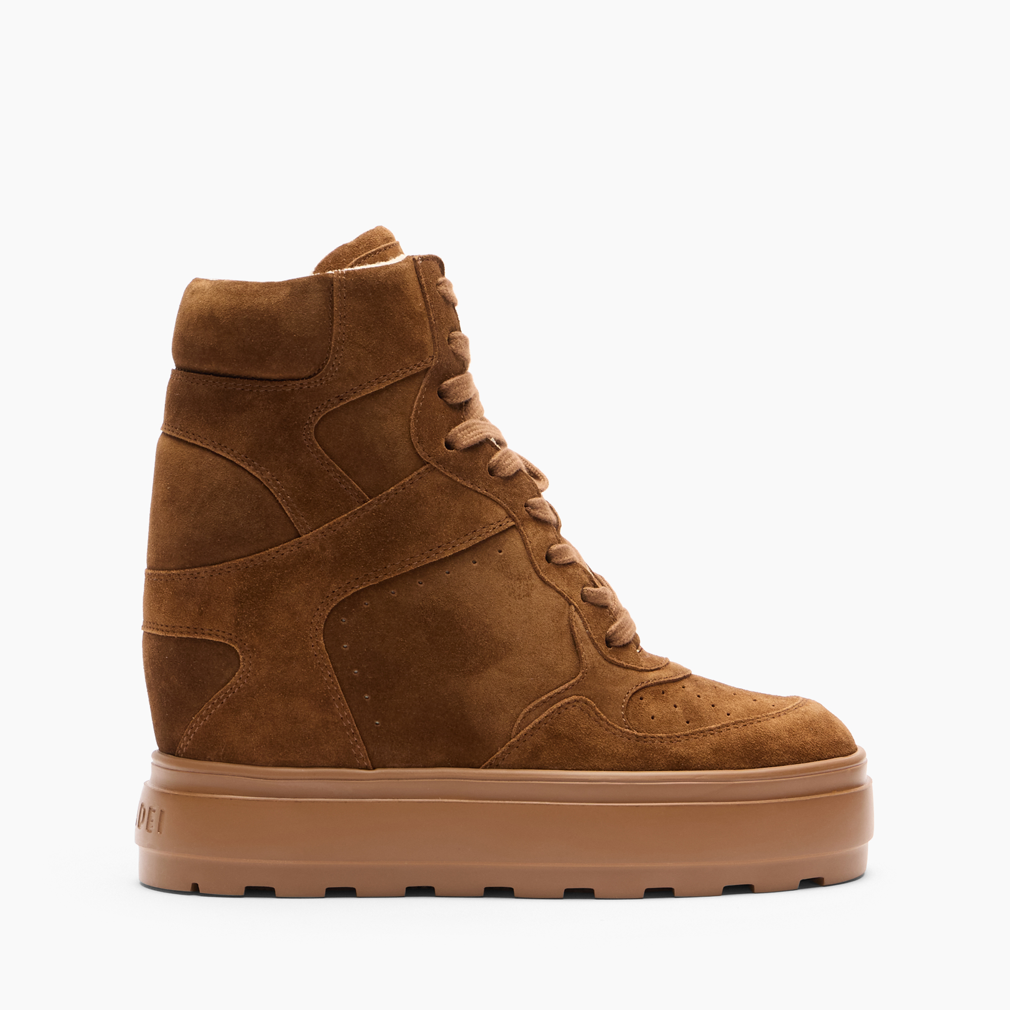 High Top Sneaker in Bruciato for Women | Casadei® High Top Sneaker in Bruciato for Women | Casadei®