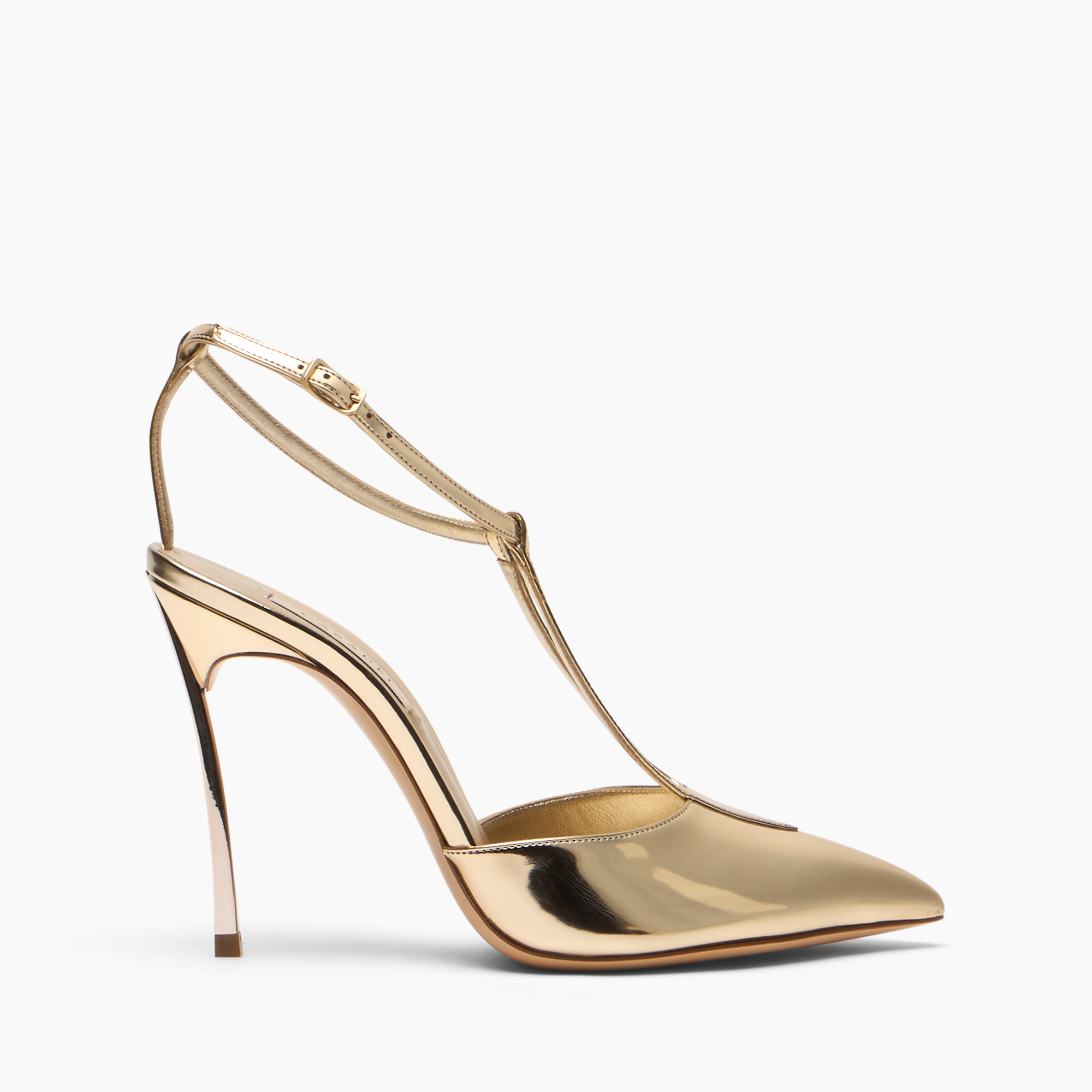 Casadei Slingback Blade Victory Interstellar - Woman Pumps And Slingback Platinum 38 In Gold