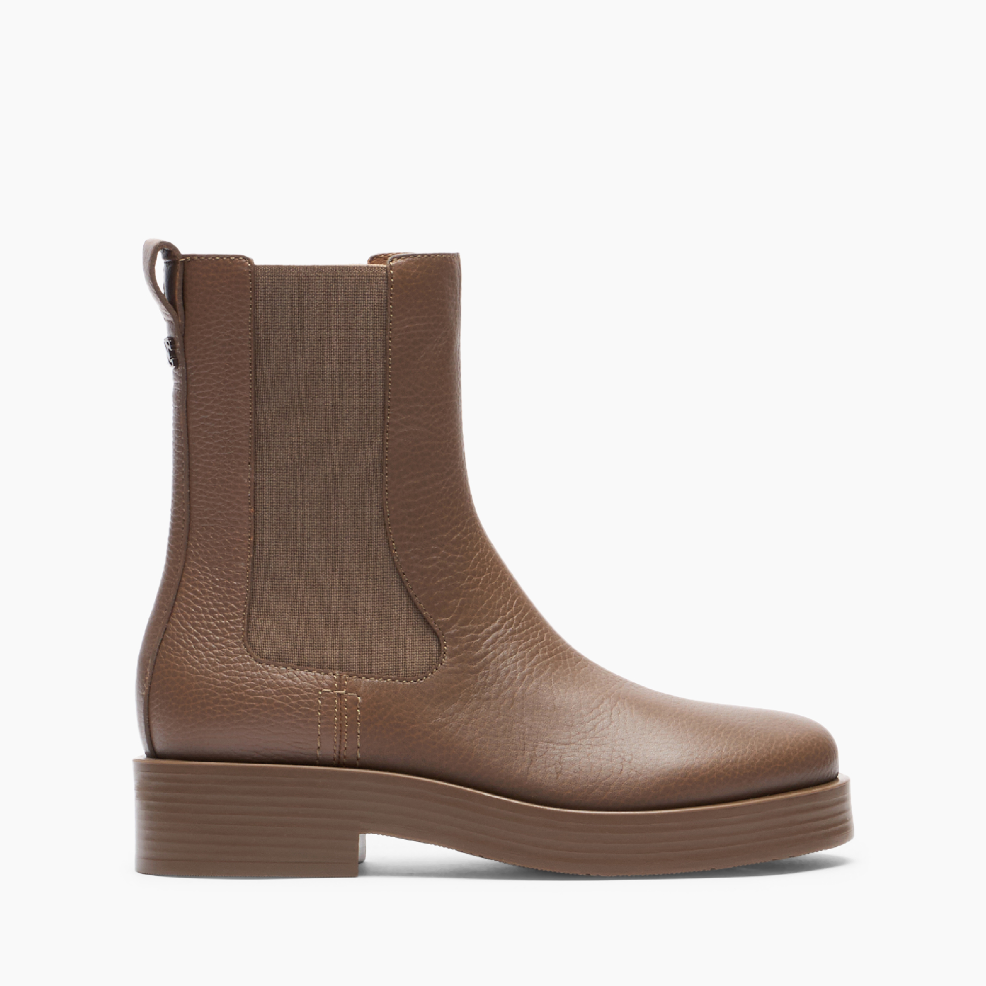Casadei Light Charlie Leather Ankle Boots - Woman Ankle Boots Caribou 39