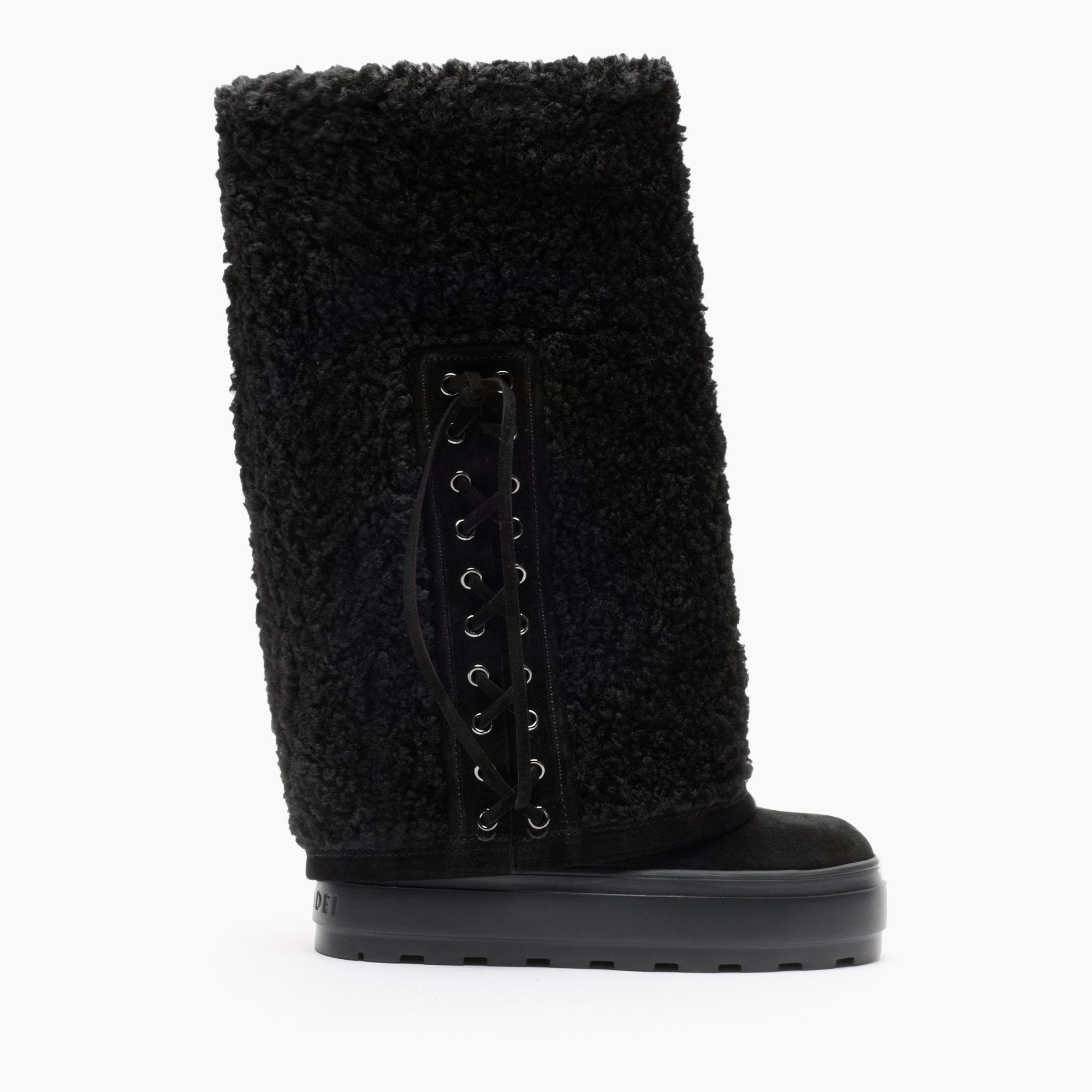 Casadei Double Face High Boot - Woman High Boots Black 40 In Black