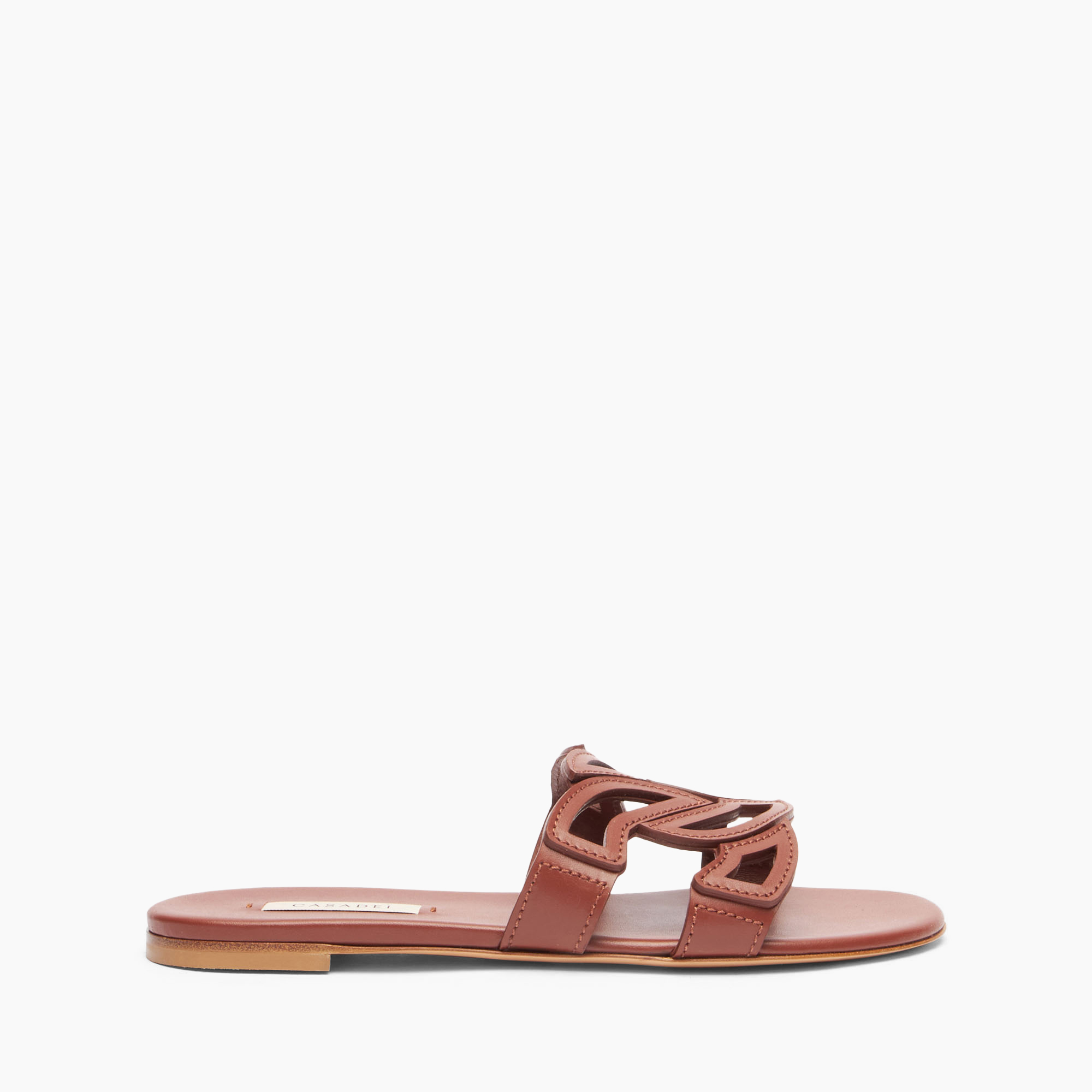 Casadei Birky Ale platform slides - Orange