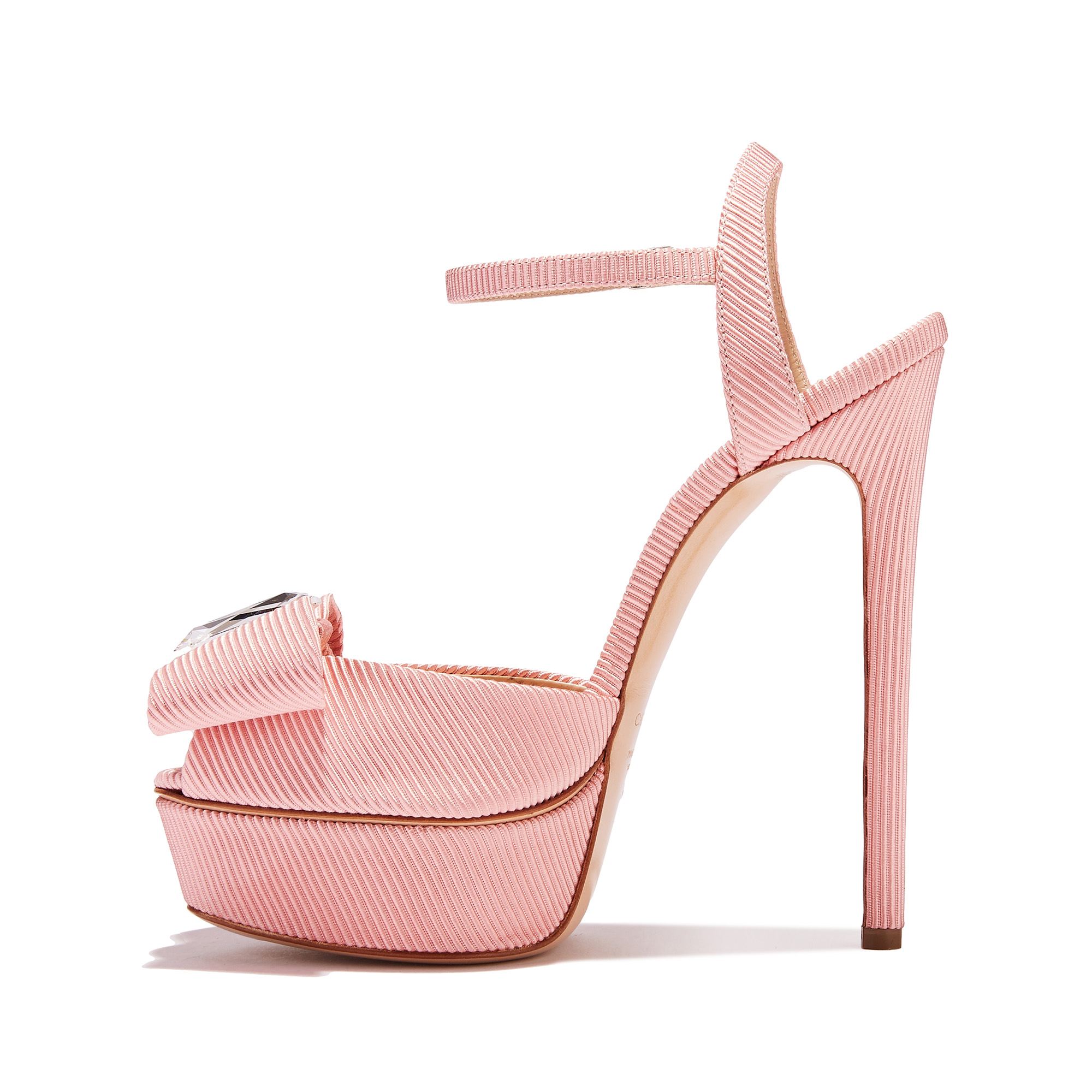 Casadei Women's Designer Platforms Shoes | Casadei - Canneté Flora Diamante
