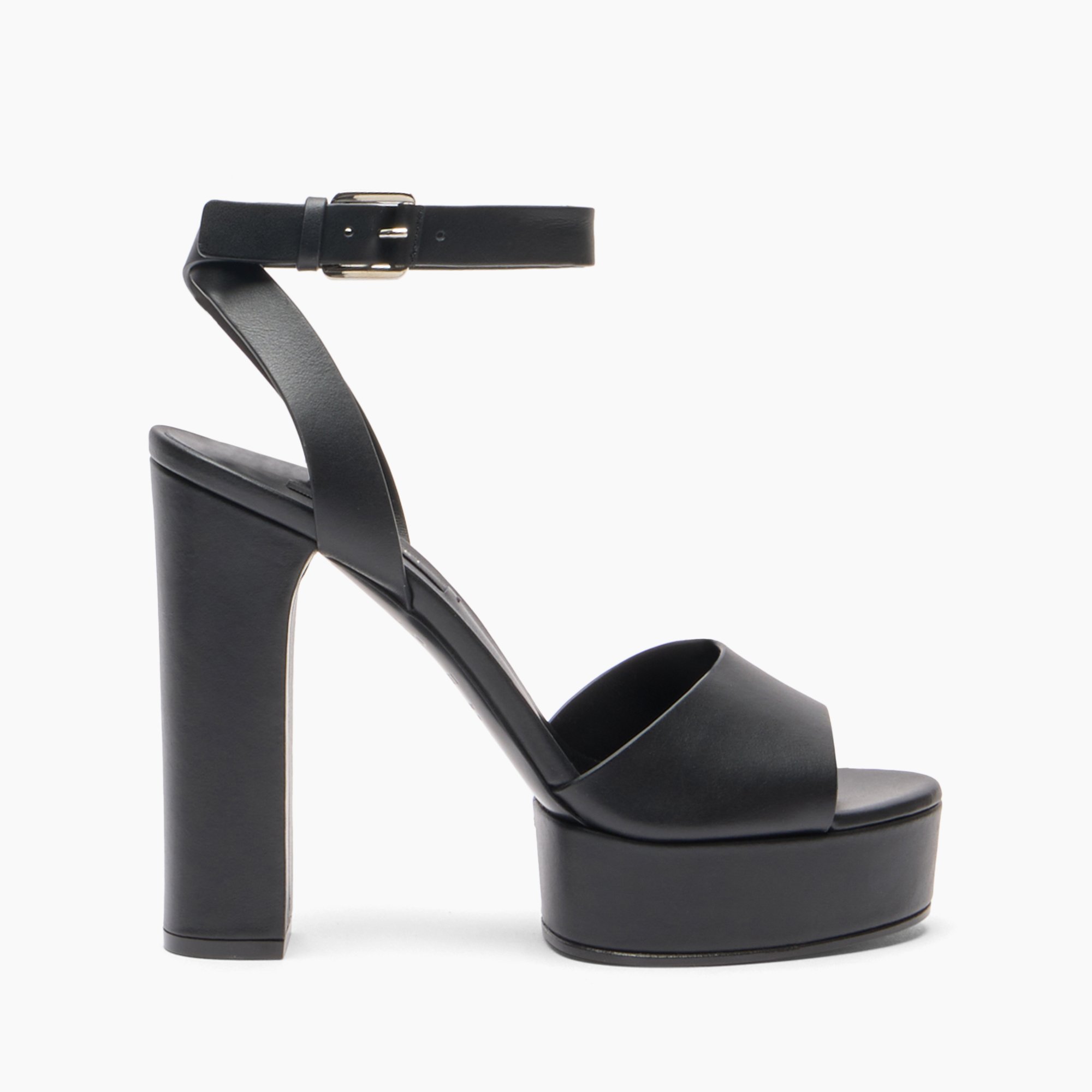 サンダル・ミュール CASADEI 1L313J1201FLORE4104 Sandals Betty Leather Platforms Sandals in Black for Women | Casadei®