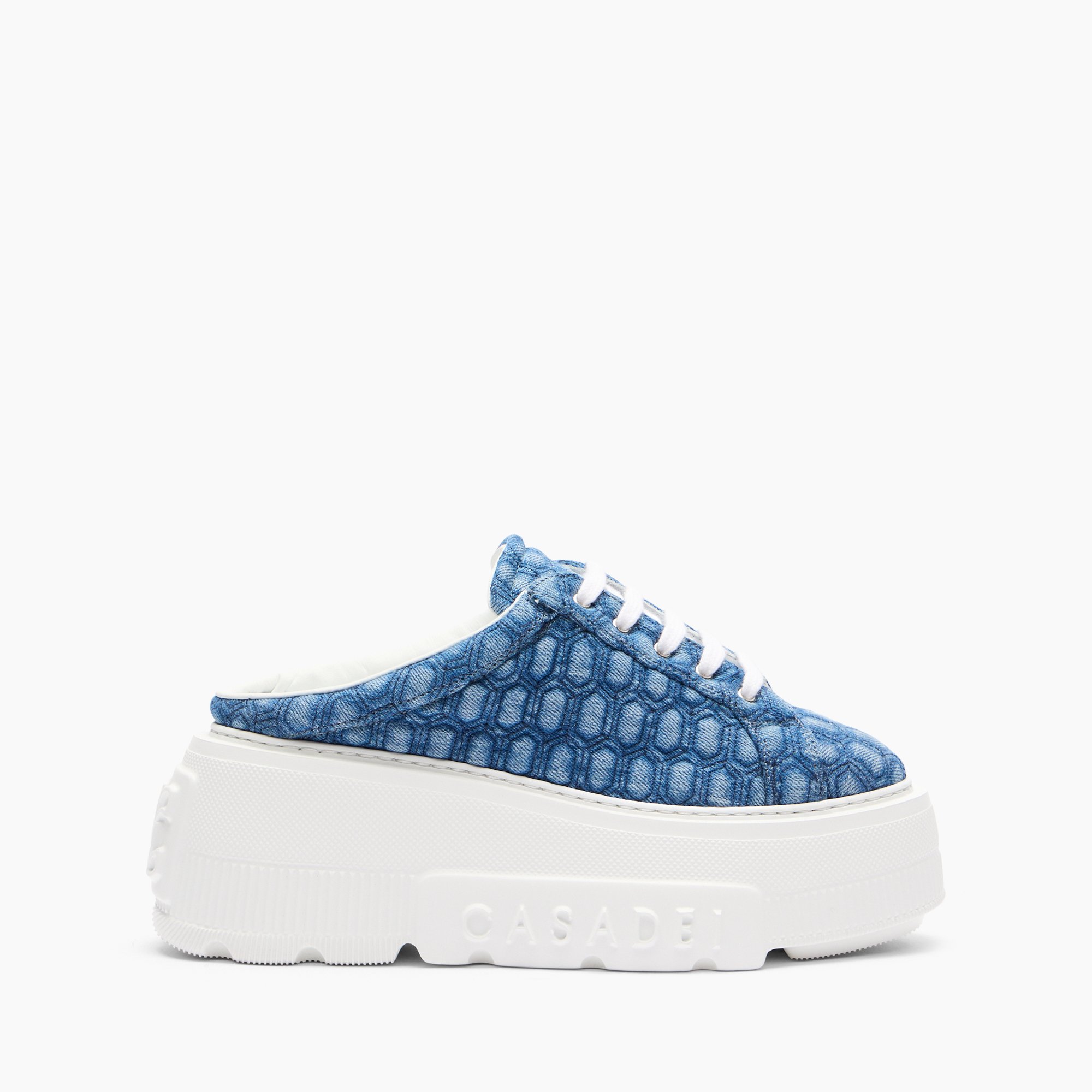 Casadei Nexus Sabot Denim - Woman Sneakers Denim 37.5 In Denim