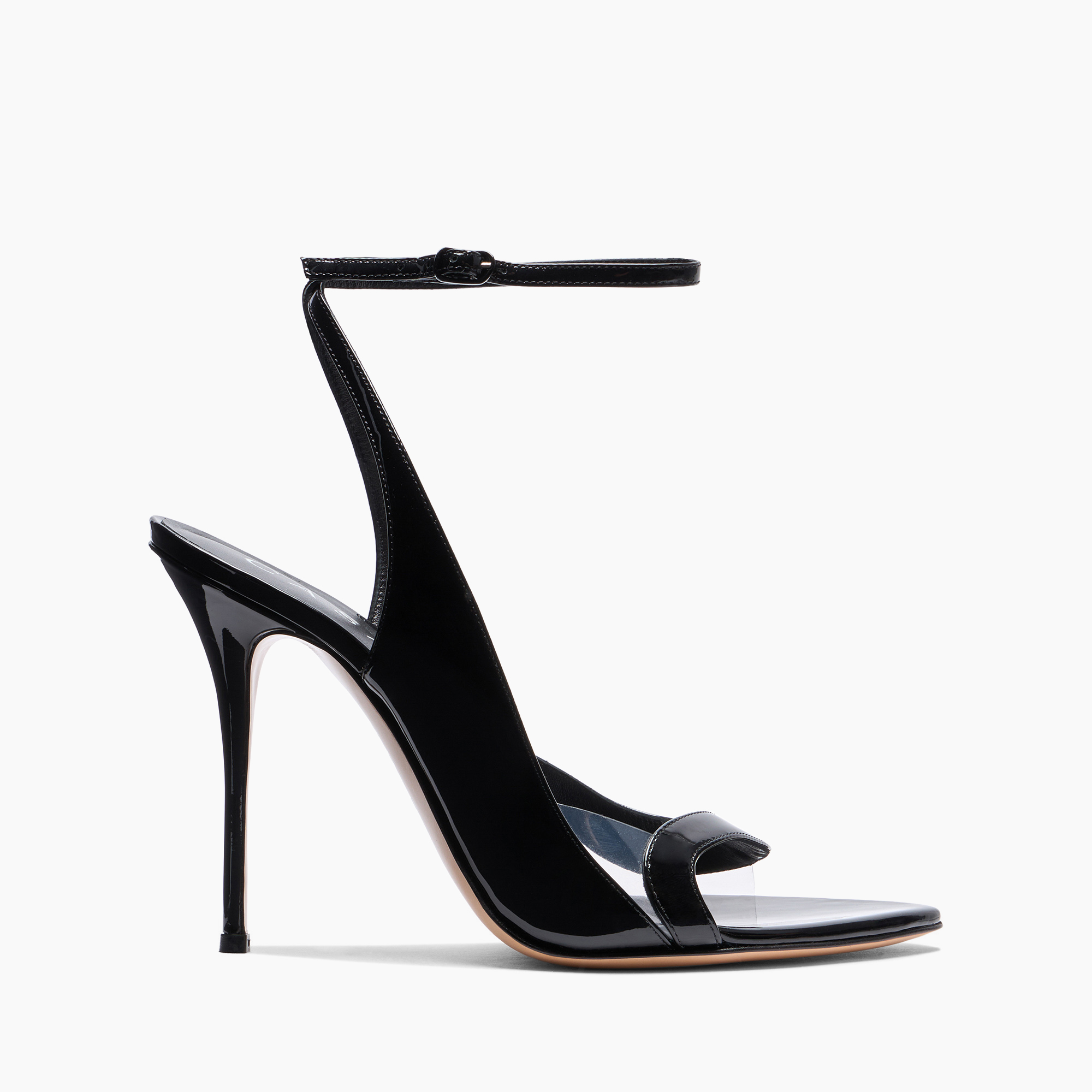 Casadei Scarlet Slingback Patent Leather - Woman Sandals Black 38.5 In Black