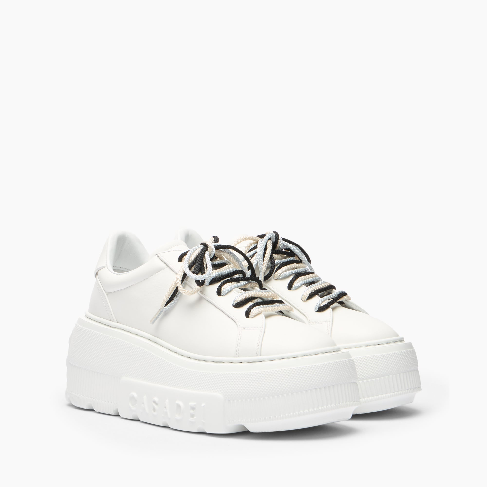  Casadei Nexus  With Contrasting Lace Sneaker - Frau Sneakers White 40.5 