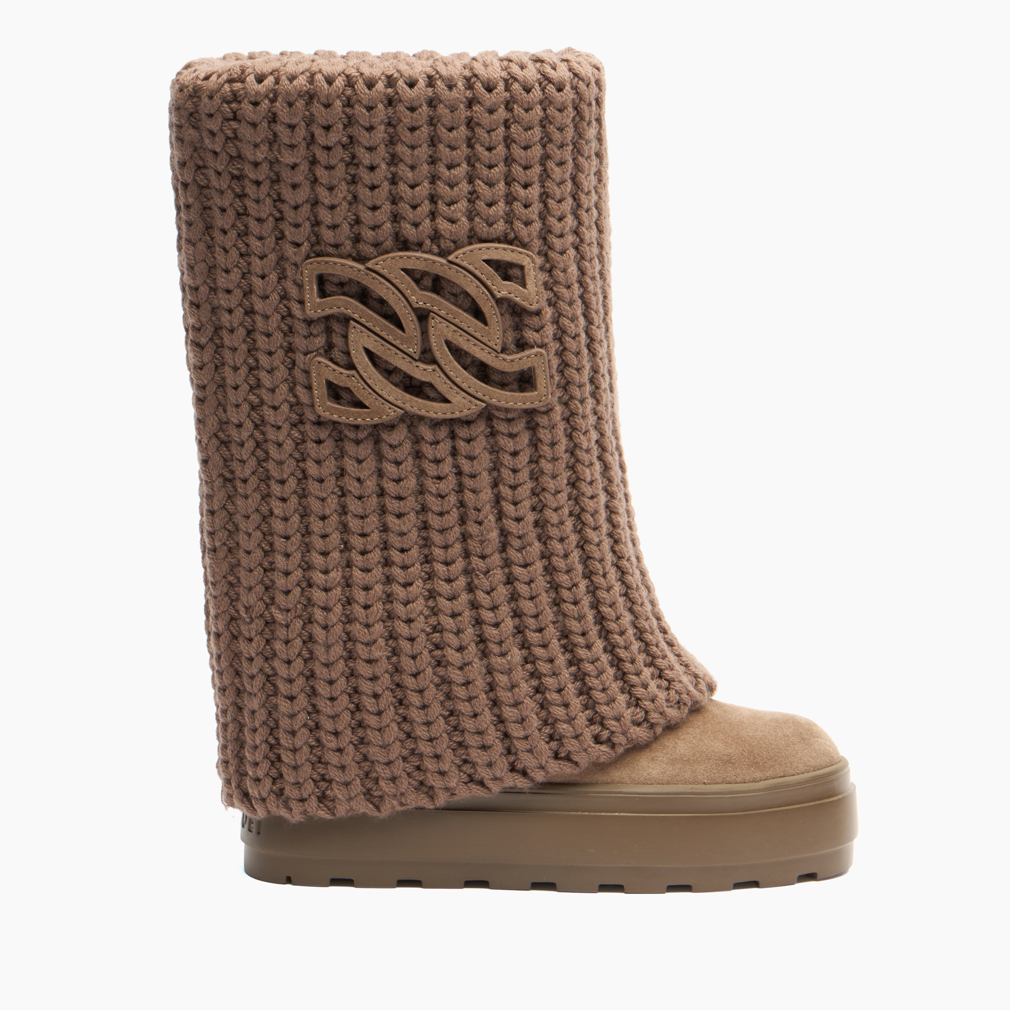 Casadei Double Face High Boot - Woman High Boots Caribou 39