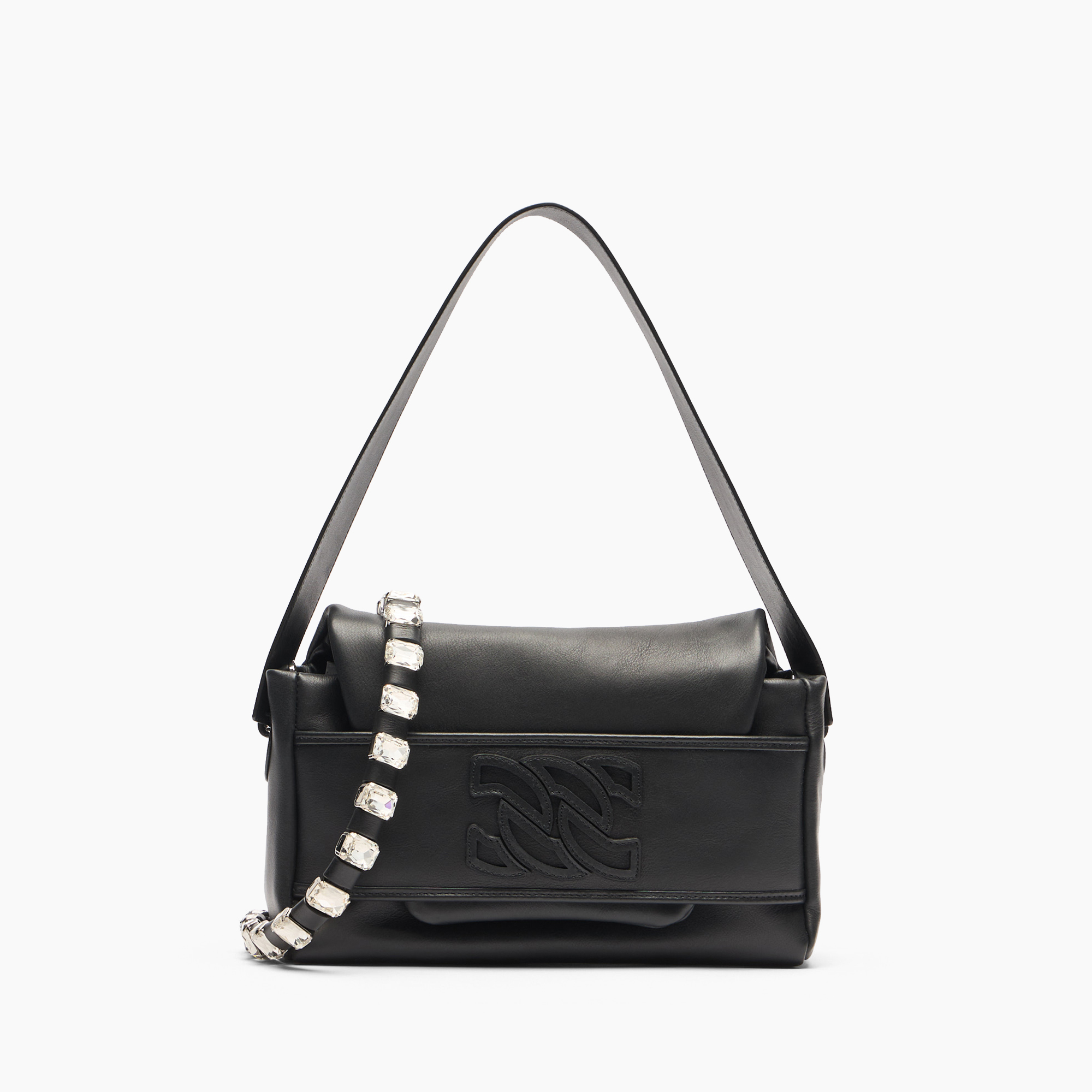 Casadei Riviera Tracolla Gioiello Bag - Woman Bags Black Qt In Black
