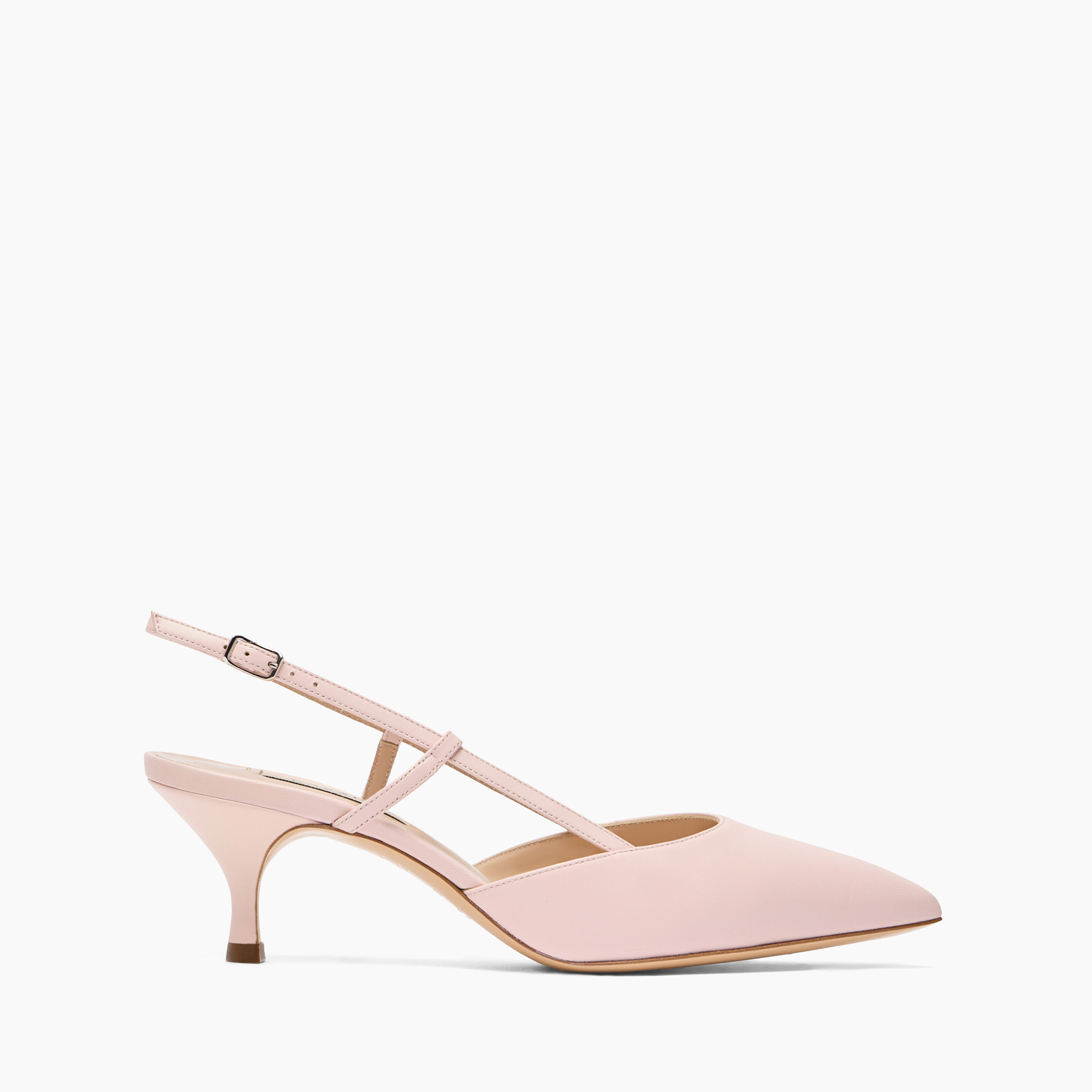 Casadei Julia Kitten Leather Slingbacks - Woman Pumps And Slingback Minou 39 In Minou