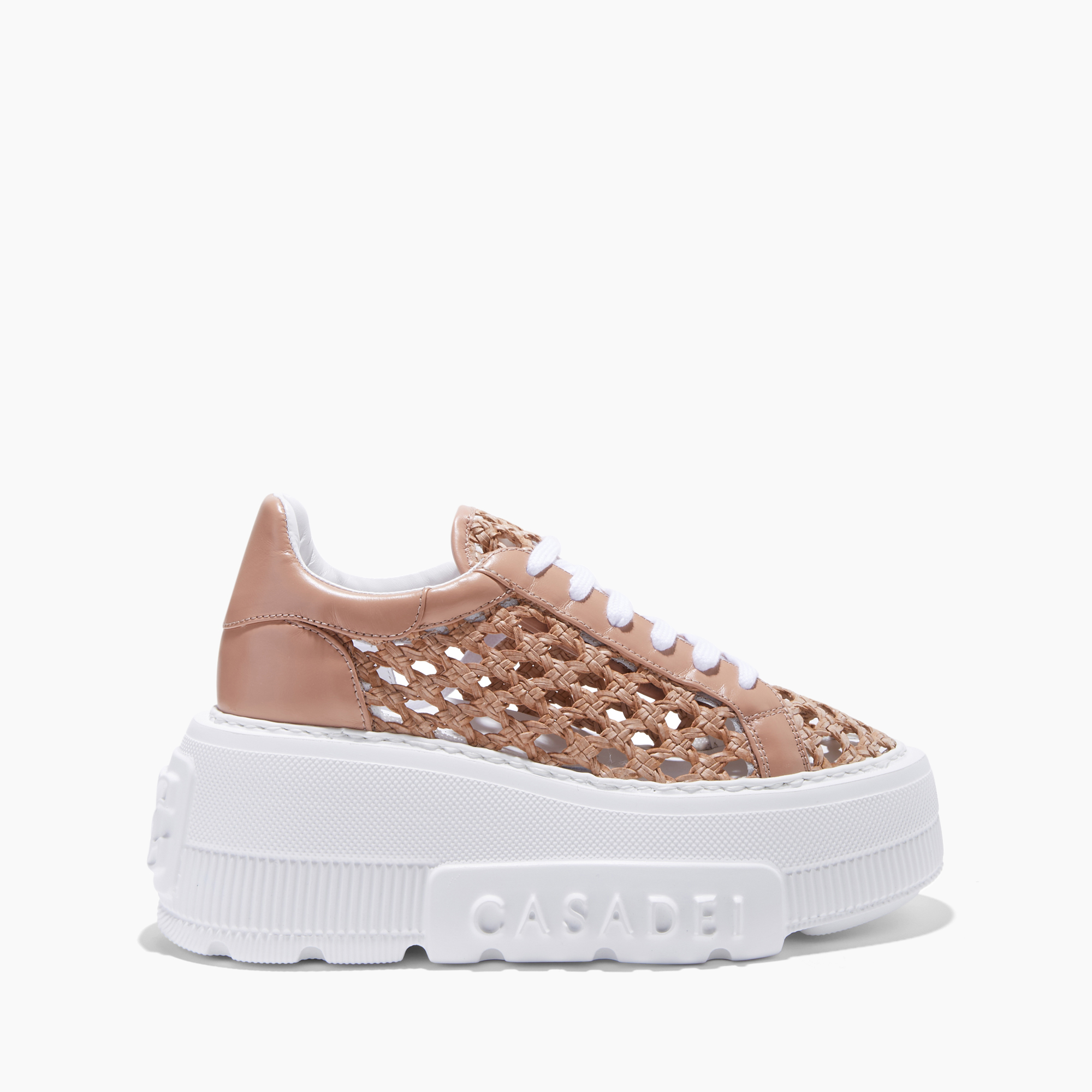 スニーカー CASADEI NEXUS SNEAKERS Nexus Toe Cap Sneakers in White and Black for Women | Casadei®