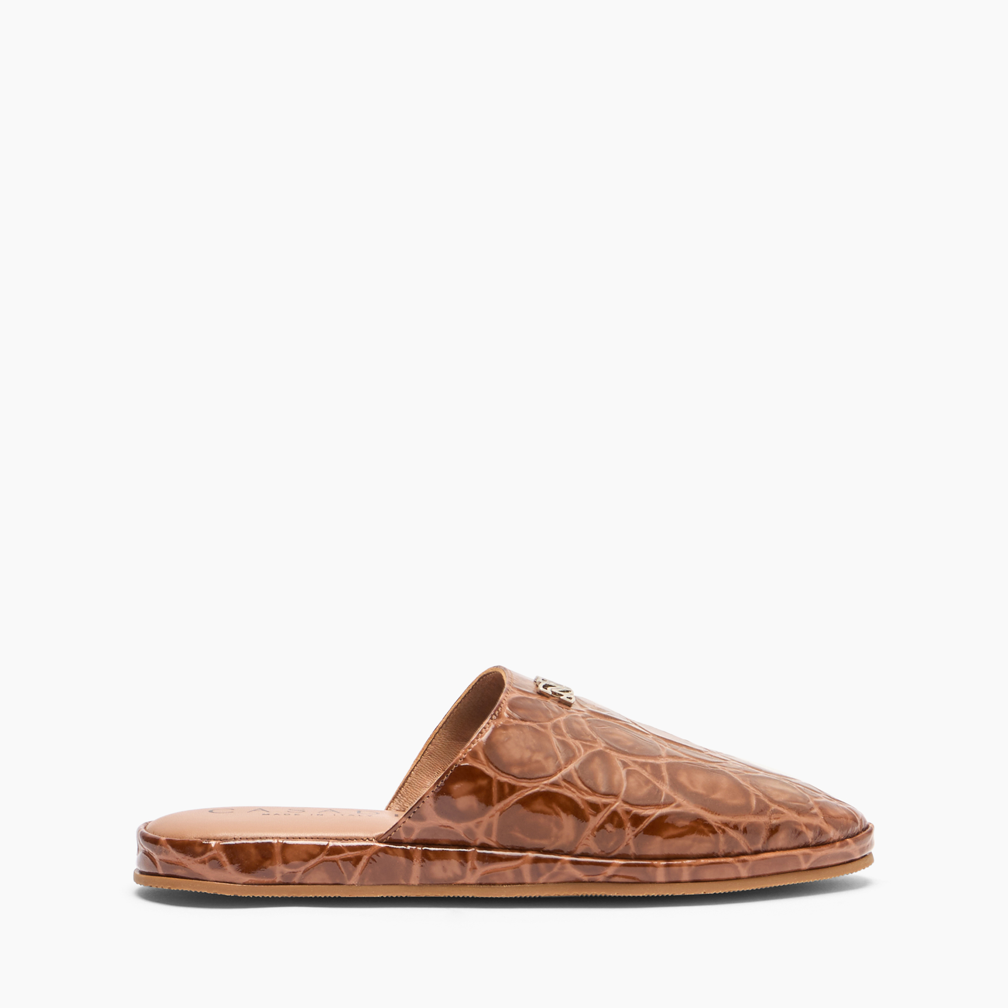 Shop Casadei Jurassic Slippers - Woman Flats And Loafers Sella 40