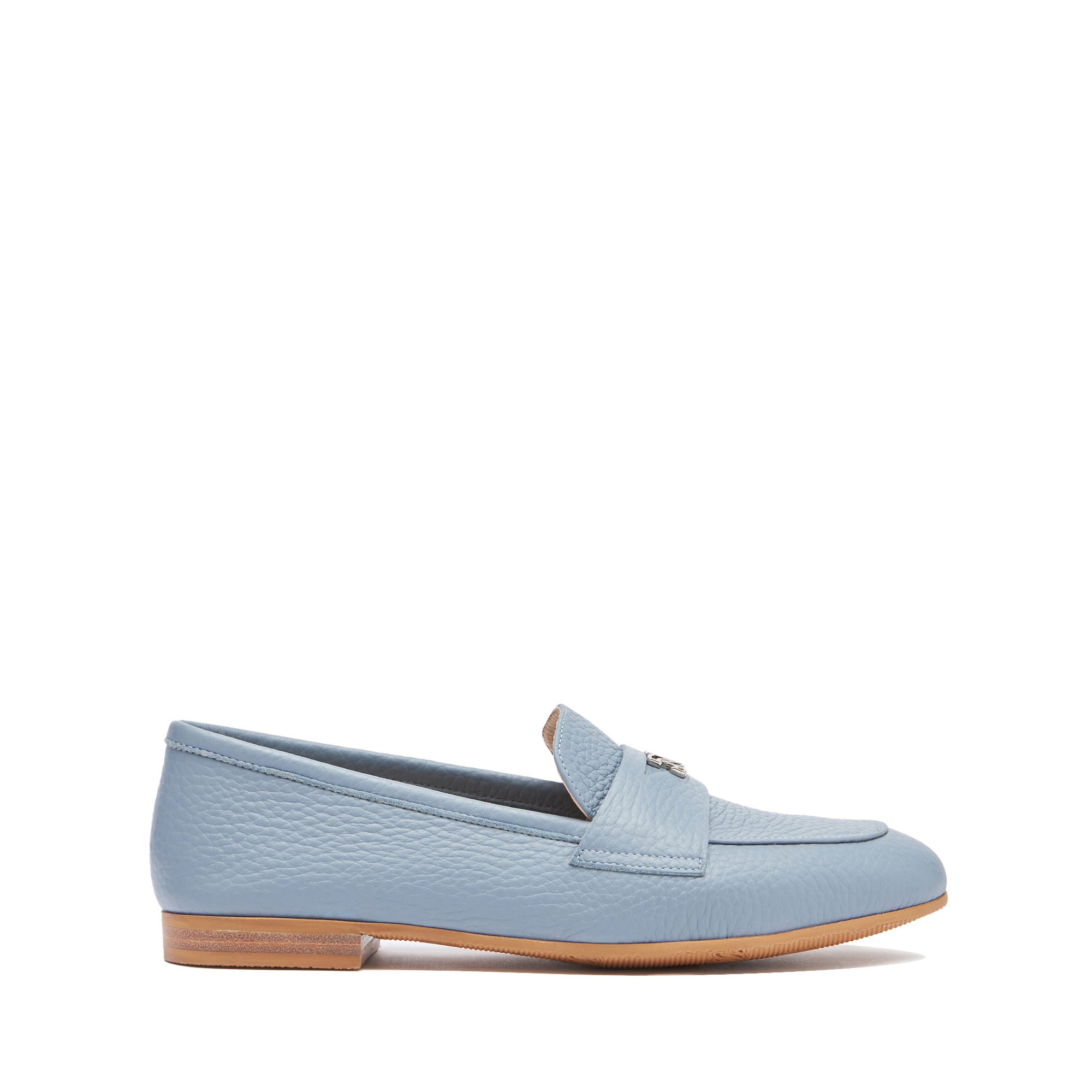 Shop Casadei Antilope Loafer - Woman Flats And Loafers Sky Light 38
