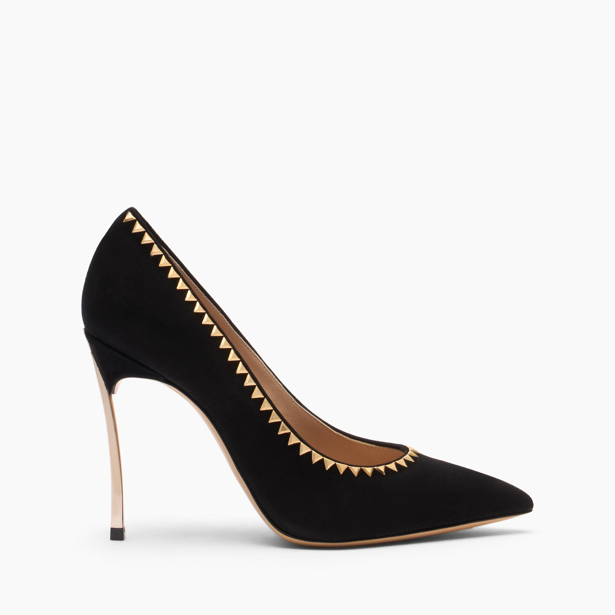 Divine Blade Pump in Gold Black for Women | Casadei®