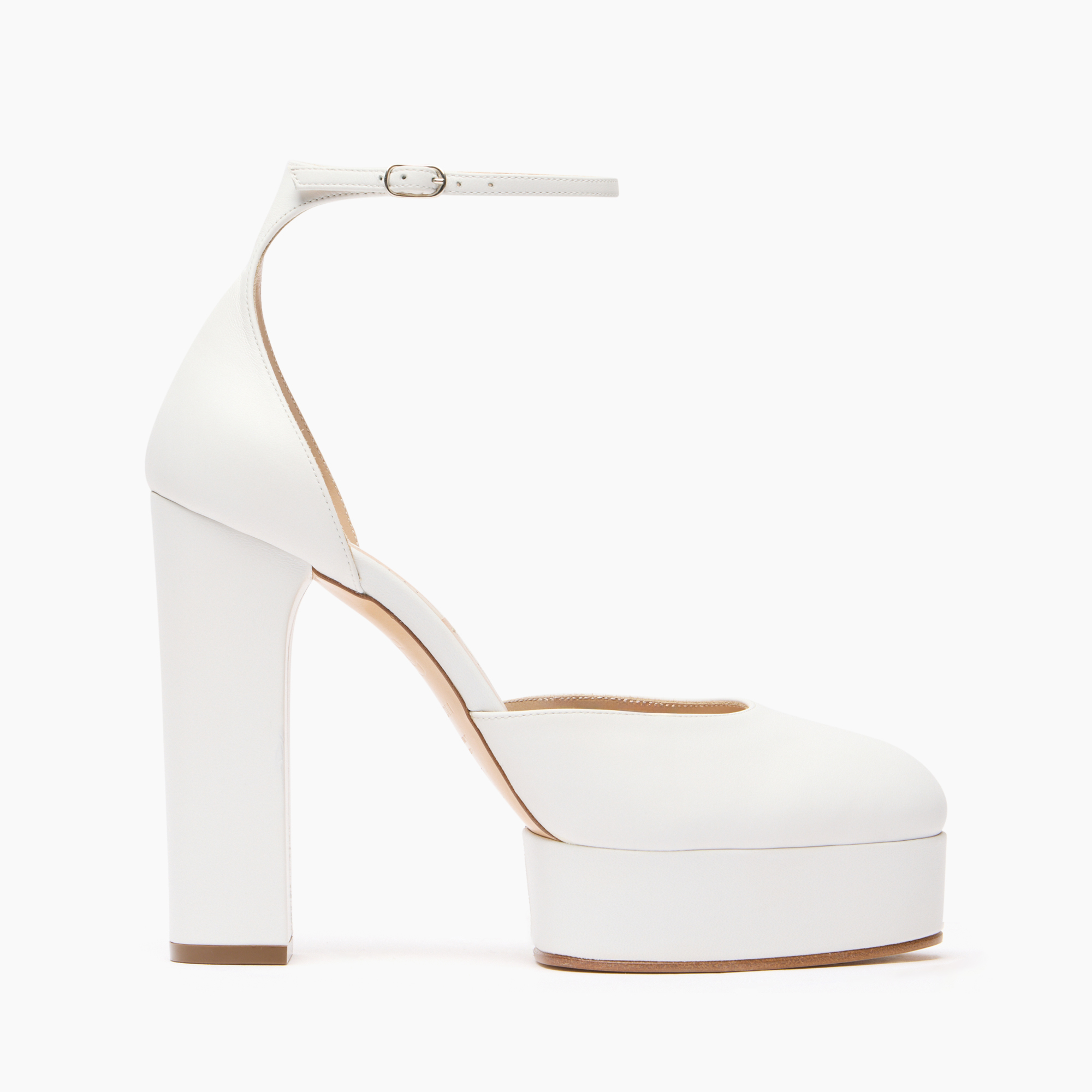 Casadei Betty 120mm Platform Pumps In White