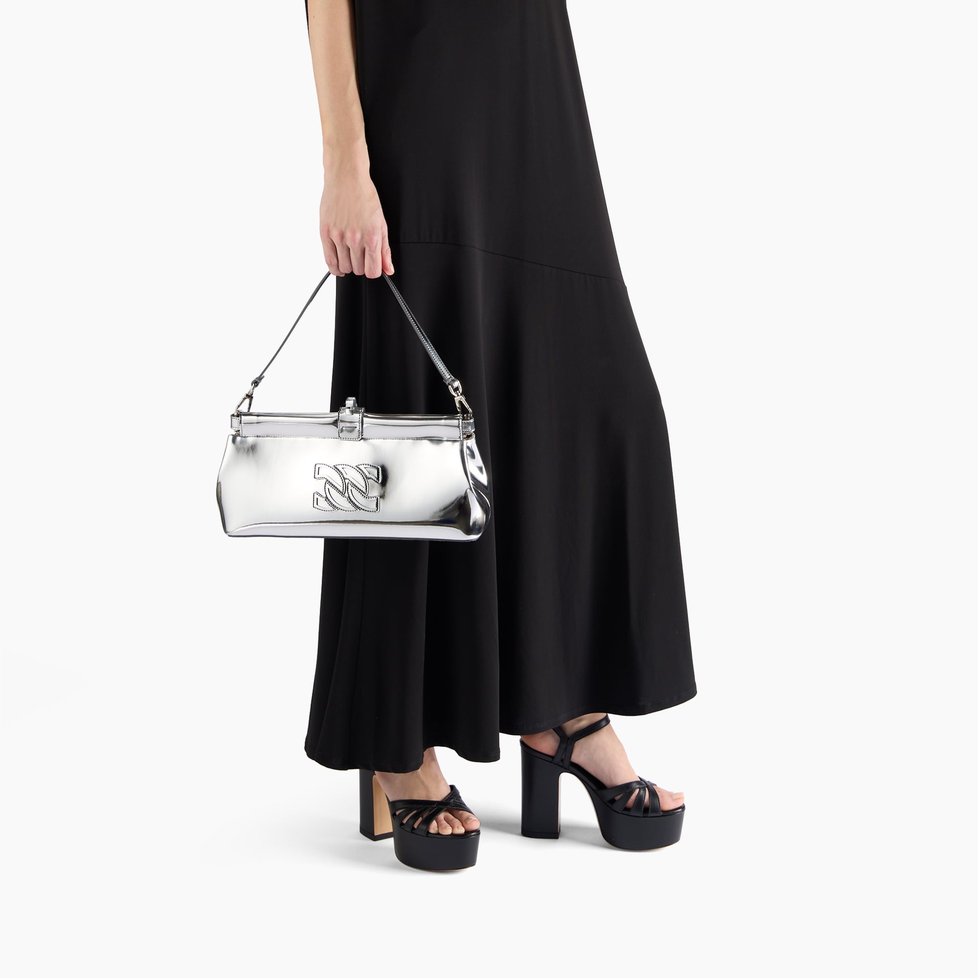  Casadei Interstellar Tasche - Frau Taschen Silber Qt 