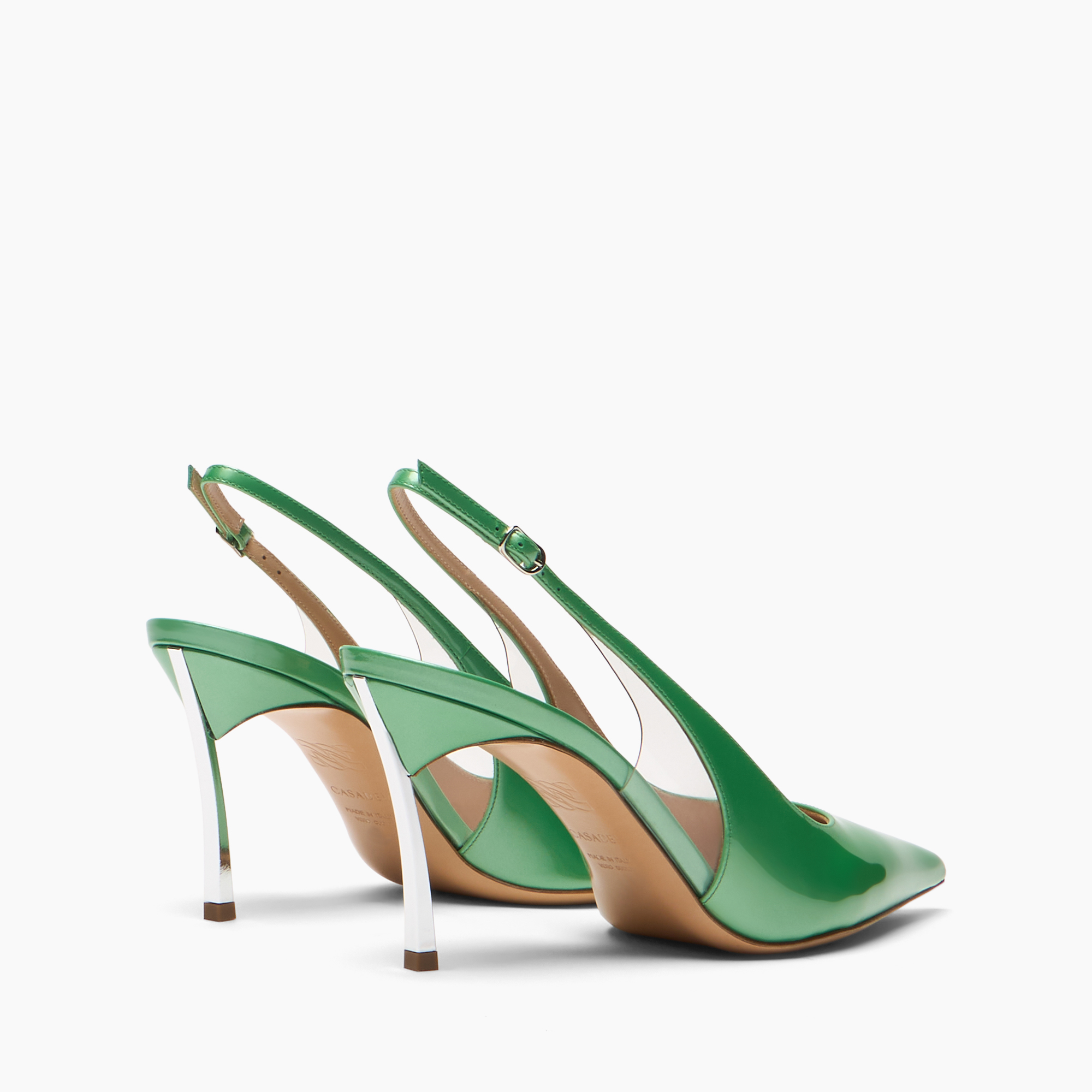  Casadei Superblade Samurai Slingback - Frau Pumps Und Slingback Emerald 37.5 