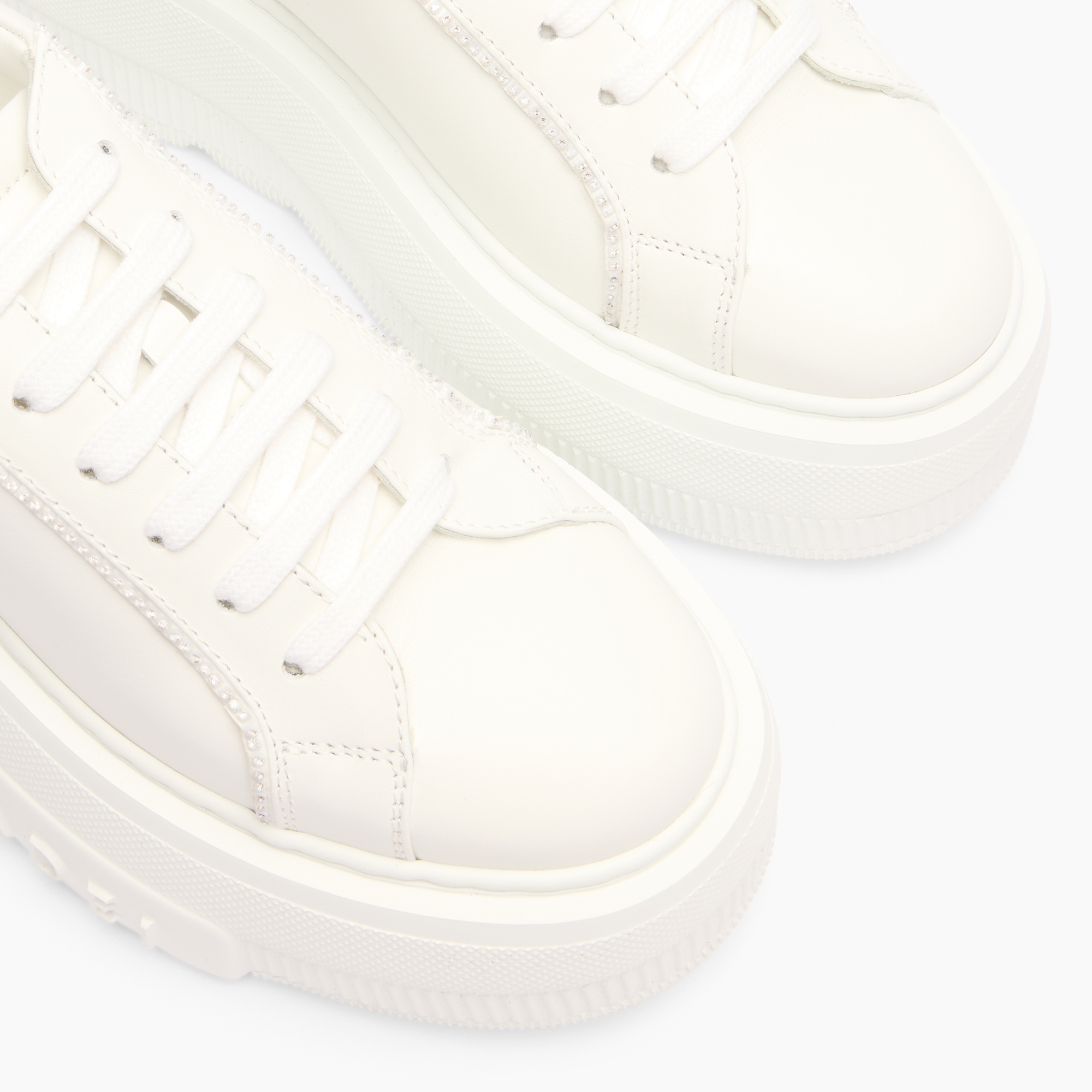 スニーカー CASADEI White leather Nexus sneakers Casadei Nexus Platform Sneakers | eBay