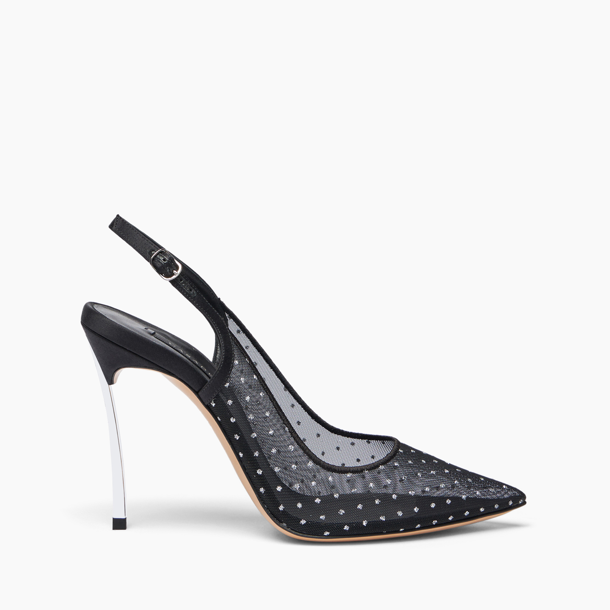 Casadei Blade Vanity Slingback - Woman Pumps Black 39 In Black
